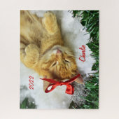 Speciaal Oranje kerstcadeau Legpuzzel (Verticaal)