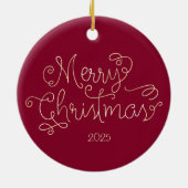 Speciaal Ornament voor kerstcadeau met masker (Achterkant)