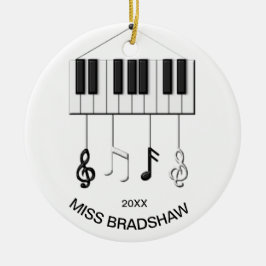 Speciaal Ornament voor pianoleraar