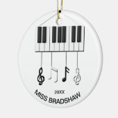 Speciaal Ornament voor pianoleraar (Links)