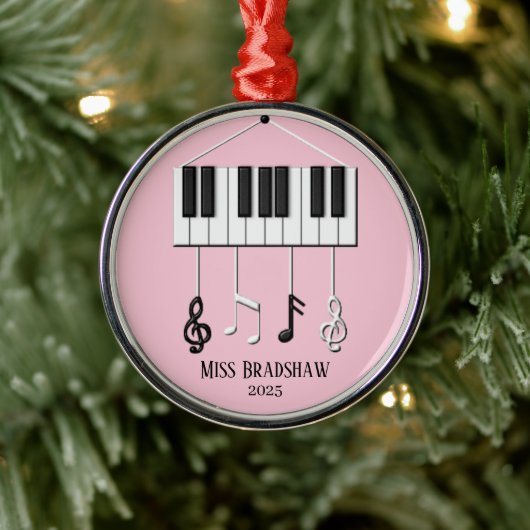 Speciaal Ornament voor pianoleraar (Boom)