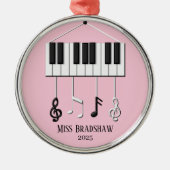 Speciaal Ornament voor pianoleraar (Voorkant)