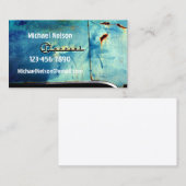 Speciaal oud Rusty American-autoverkeer Visitekaartje (Voorkant / Achterkant)