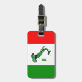 Speciaal overzicht van de Italiaanse en Italiaanse Bagagelabel (Voorkant verticaal)