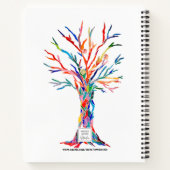 Speciaal overzicht van de regenboogbomen notitieboek (Achterkant)