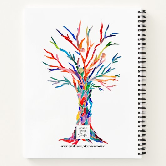 Speciaal overzicht van de regenboogbomen notitieboek (Achterkant)