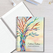 Speciaal overzicht van de regenboogbomen notitieboek