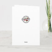 Speciaal Paar Bruiloft Religieuze Bloemen Kaart (Achterkant)