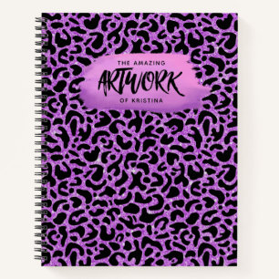 Speciaal Paars artiest Sketchbook Notitieboek