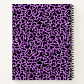 Speciaal Paars artiest Sketchbook Notitieboek (Achterkant)