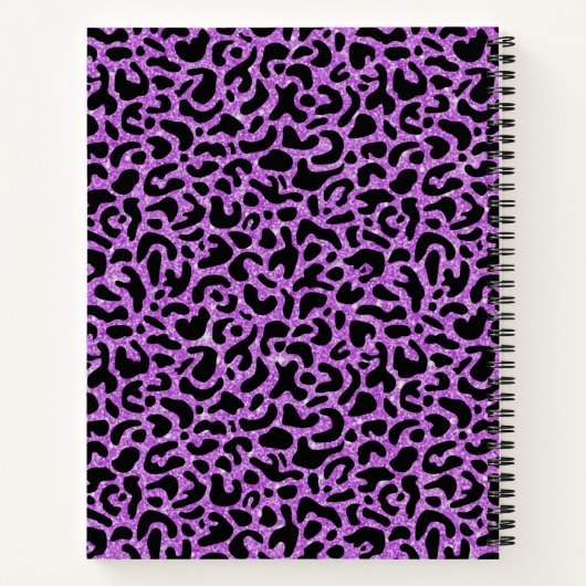 Speciaal Paars artiest Sketchbook Notitieboek (Achterkant)