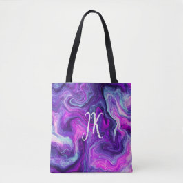 Speciaal Paars, blauw, roze, lichtvochtig art T Tote Bag