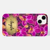 Speciaal Paars roze roze vormgeving Case-Mate iPhone Case (Achterkant (horizontaal))