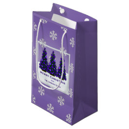 Speciaal Paarse kerstboomtas Klein Cadeauzakje