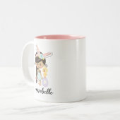 Speciaal paasmeisje Mok donkere huidskleur (Voorkant links)