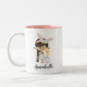 Speciaal paasmeisje Mok donkere huidskleur (Links)