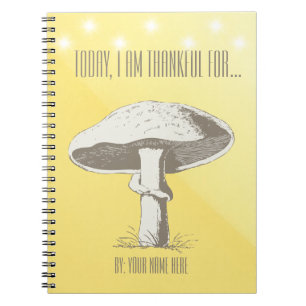 Speciaal paddenstoeljournaal  notitieboek