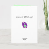 Speciaal Papa Geel Kuikens Pasen Feestdagen Kaart (Achterkant)