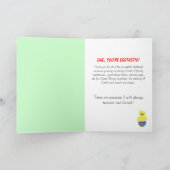 Speciaal Papa Geel Kuikens Pasen Feestdagen Kaart (Binnen)