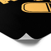 Speciaal Papa's Pickleball Paddle Poster (Hoek)