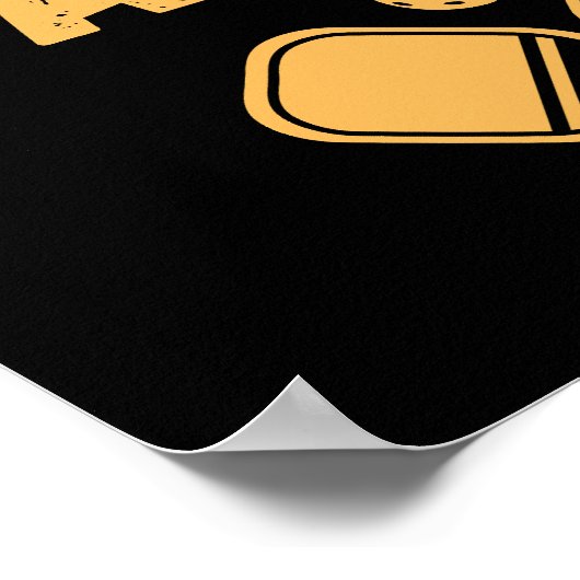 Speciaal Papa's Pickleball Paddle Poster (Hoek)