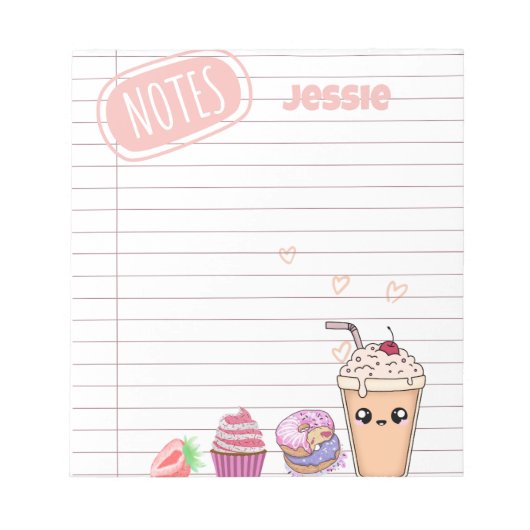 Speciaal papier voor computerkleding, speciaal ont notitieblok (Voorkant)