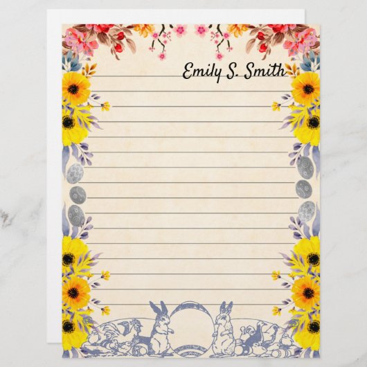 Speciaal papier voor de paasgrens (Voorkant / Achterkant)