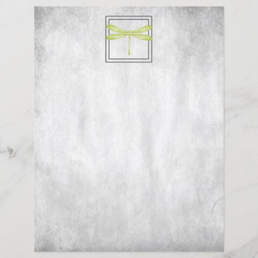 Speciaal papier voor groene dragonfly (Achterkant)