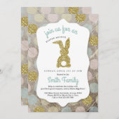 Speciaal Pasgeborene Brunch/paaseihunt Kaart (Voorkant / Achterkant)