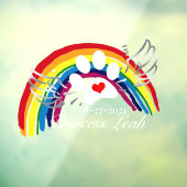 Speciaal passerende regenboogbruggen raamsticker (Vel 3)