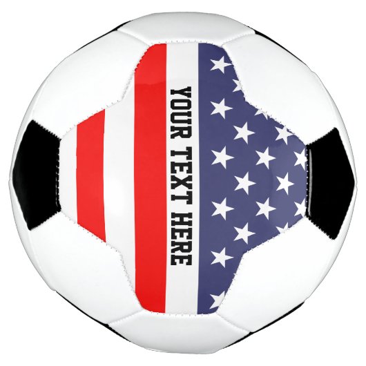 Speciaal patriottisch Amerikaans voetbal (Gedraaid)
