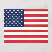 Speciaal patriottisch-Amerikaanse vlag Briefkaart (Voorkant)