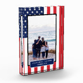 Speciaal patriottisch-Amerikaanse vlag Fotoblokken (Links)