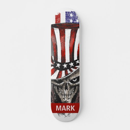 Speciaal patriottisch-Amerikaanse vlag Persoonlijk Skateboard (Voorkant)
