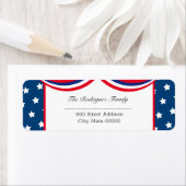 Speciaal Patriottisch USA Return-adres Etiket (Insitu)