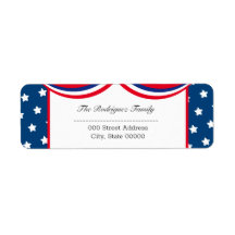 Speciaal Patriottisch USA Return-adres