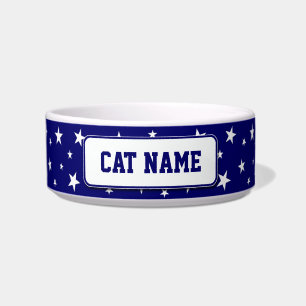 Speciaal patriottische sterren Cat Bowl Voerbakje