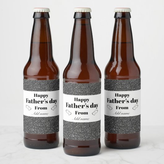 Speciaal personalis vaderdag bier flesje label bier etiket (Flessen)
