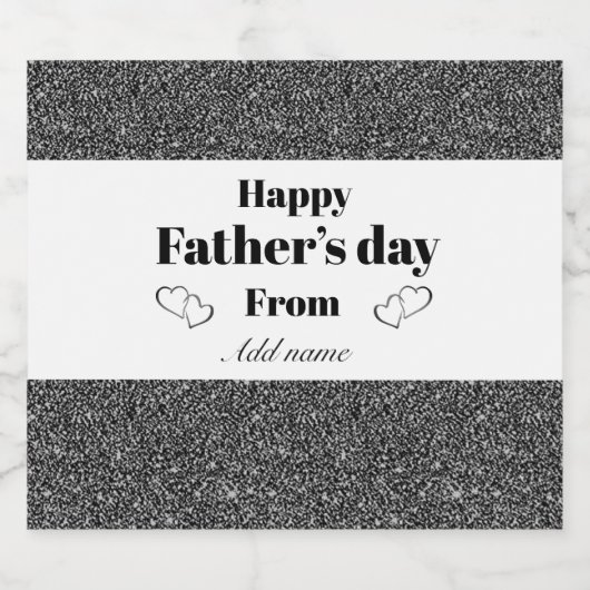 Speciaal personalis vaderdag bier flesje label bier etiket (Enkel label)