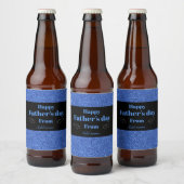 Speciaal personalis vaderdag bier flesje label etiket (Flessen)