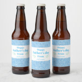 Speciaal personalis vaderdag bier flesje label etiket (Flessen)