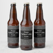 Speciaal personalis vaderdag bier flesje label etiket (Flessen)