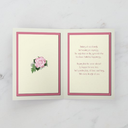 Speciaal persoon, voeg een foto toe, verjaardag me kaart (Binnen)