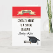 Speciaal! Persoonlijke diploma kaart (Voorkant)