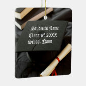 Speciaal Pet Diploma Afstuderen Keramisch Ornament (Rechts)