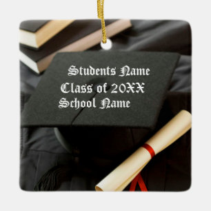 Speciaal Pet Diploma Afstuderen Keramisch Ornament