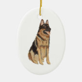Speciaal Pet German Shepard Ceramic Ornament (Voorkant)