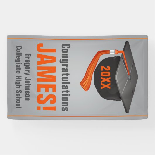 Speciaal Pet van de Banner van het Afstuderen van  (Horizontaal)