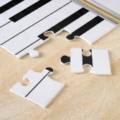 Speciaal Piano Keys Gold Polka Dots Pattern Legpuzzel (Zijkant)