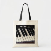 Speciaal pianoontwerp tote bag (Voorkant)